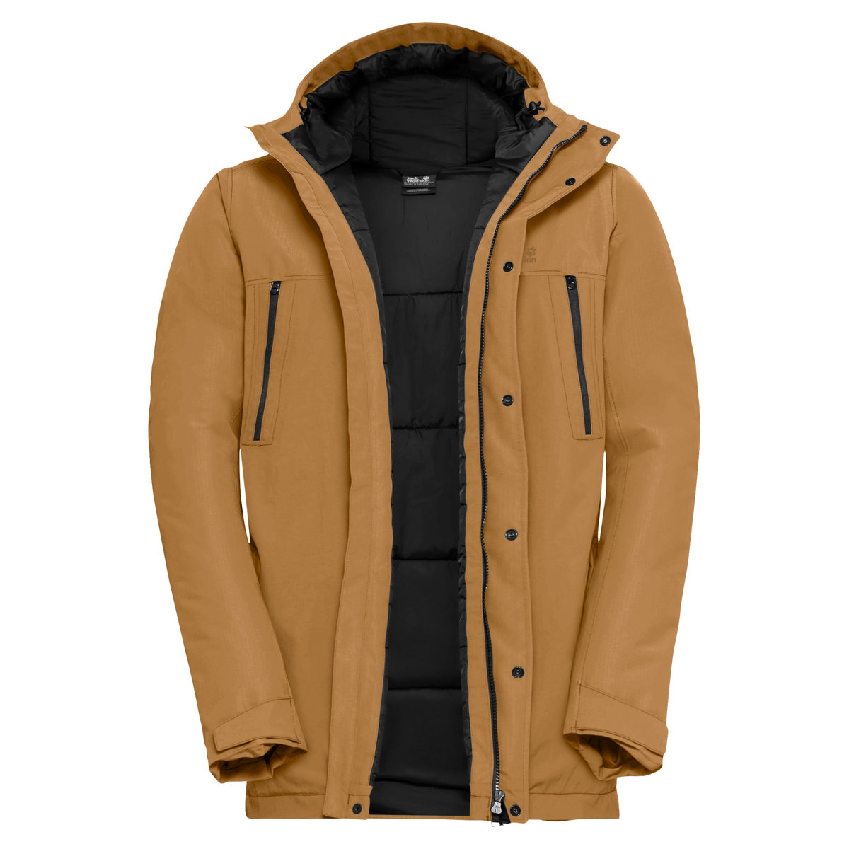 Jack Wolfskin GLACIER SHIELD Winterjacke Herren Peanut – Rückansicht