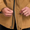 Jack Wolfskin GLACIER SHIELD Winterjacke Herren Peanut – Logodetail
