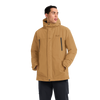 Jack Wolfskin GLACIER SHIELD Winterjacke Herren Peanut – Model Vorderansicht