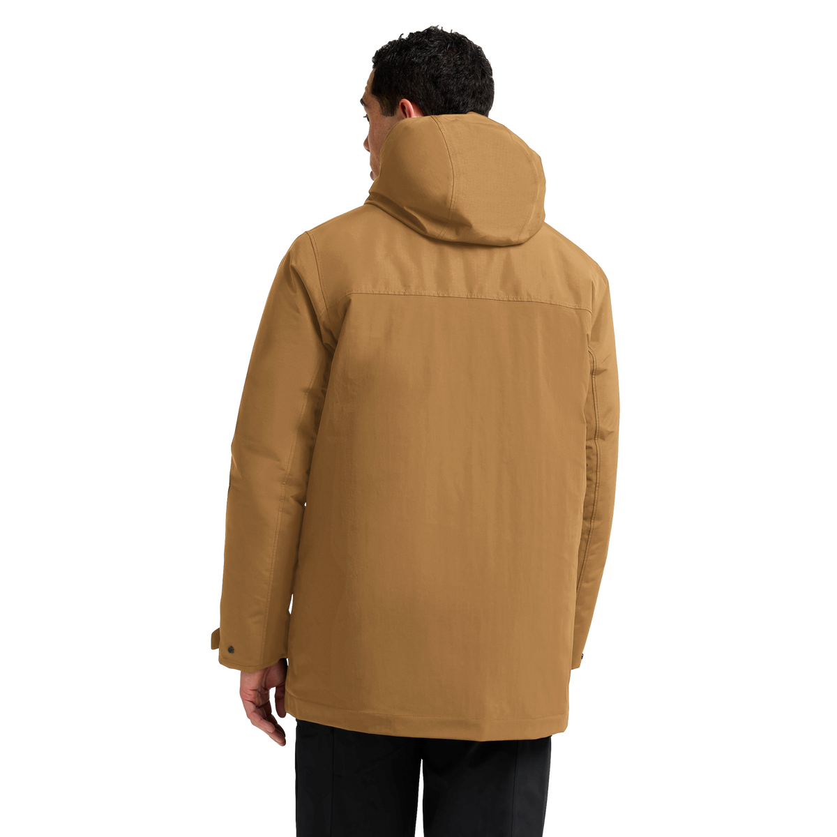 Jack Wolfskin GLACIER SHIELD Winterjacke Herren Peanut – Model Rückansicht