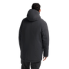 Jack Wolfskin COLD CAMP COAT Herren in Black – Studio-Rückansicht