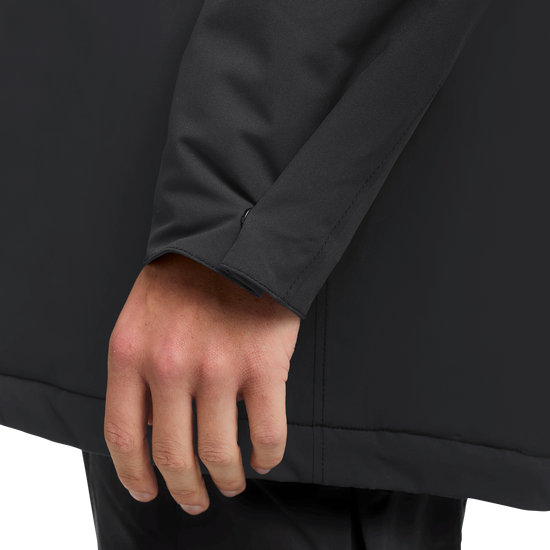 Jack Wolfskin COLD CAMP COAT Herren in Black – Funktionsdetail