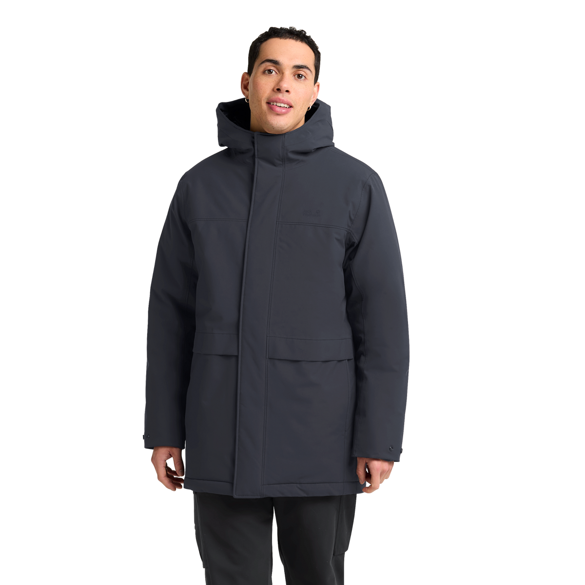 Jack Wolfskin COLD CAMP COAT Herren in Dark Navy – Studioansicht