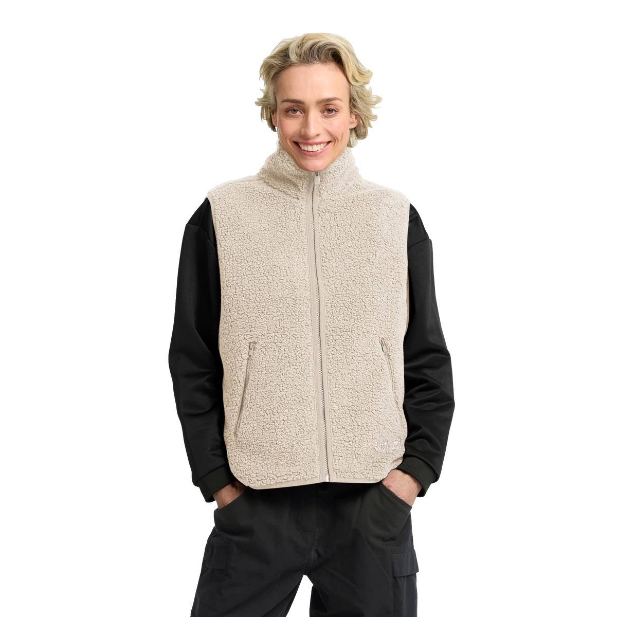 Jack Wolfskin HIGH CURL VEST W – Oyster – 1-ma100