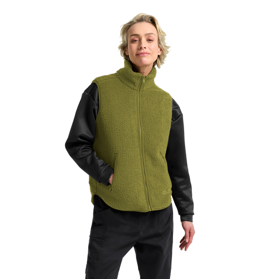 Jack Wolfskin HIGH CURL VEST W – Khaki Green – 1-ma100