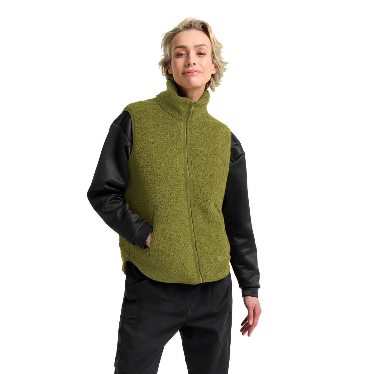 Jack Wolfskin HIGH CURL VEST W – Khaki Green – 1-ma100