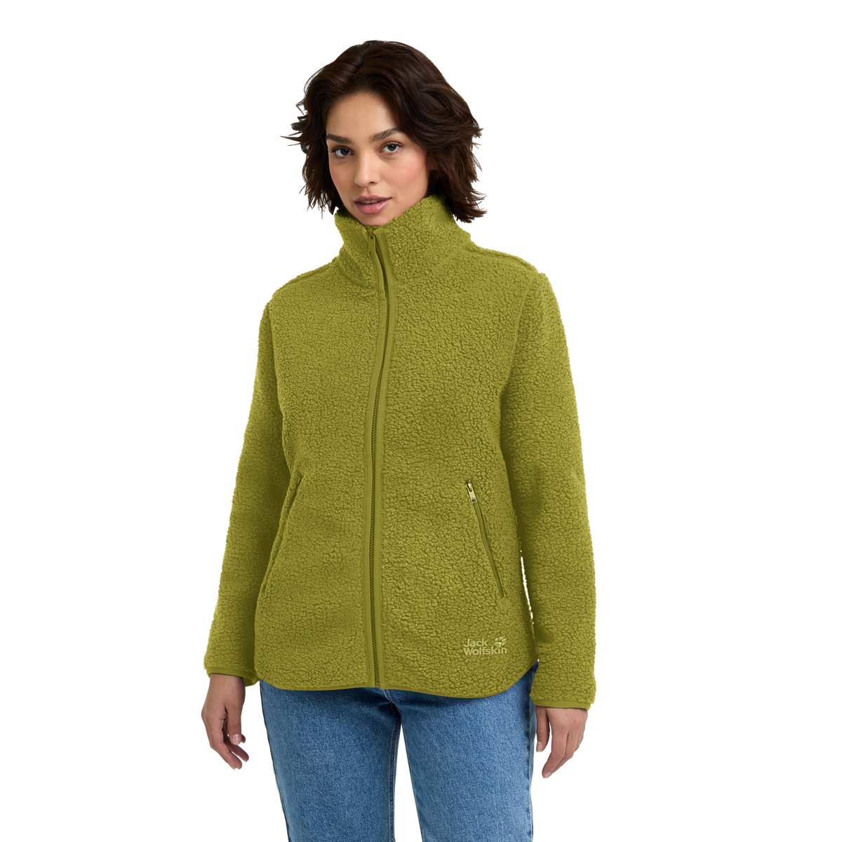 Jack Wolfskin HIGH CURL JKT W – Khaki Green – 1-ma100