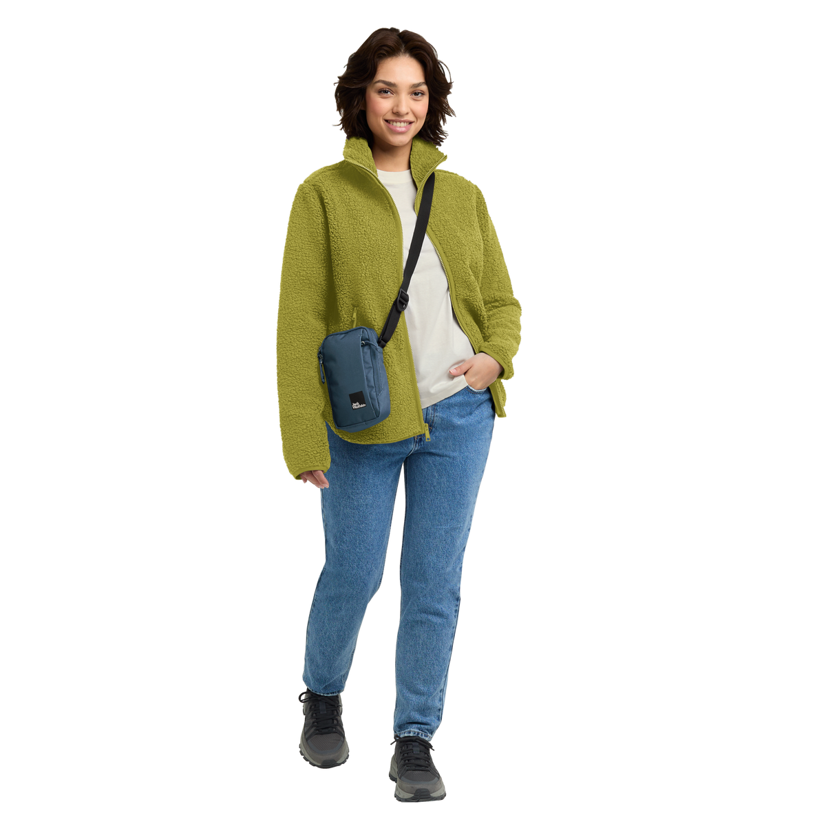 Jack Wolfskin HIGH CURL JKT W – Khaki Green – 3-ma110