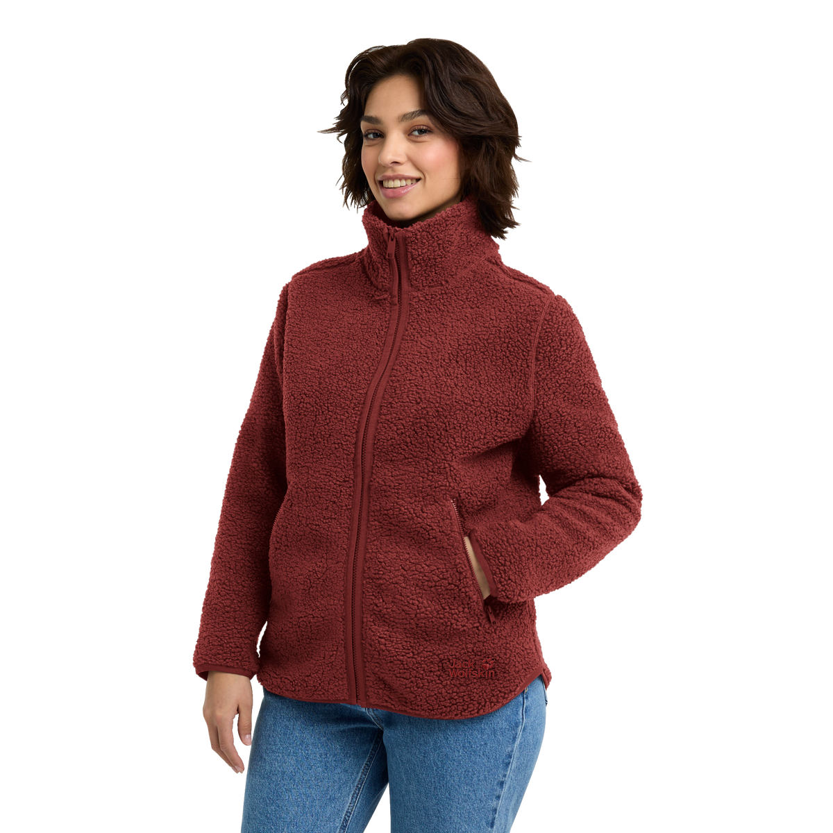 Jack Wolfskin HIGH CURL JKT W – Merlot – 1-ma100