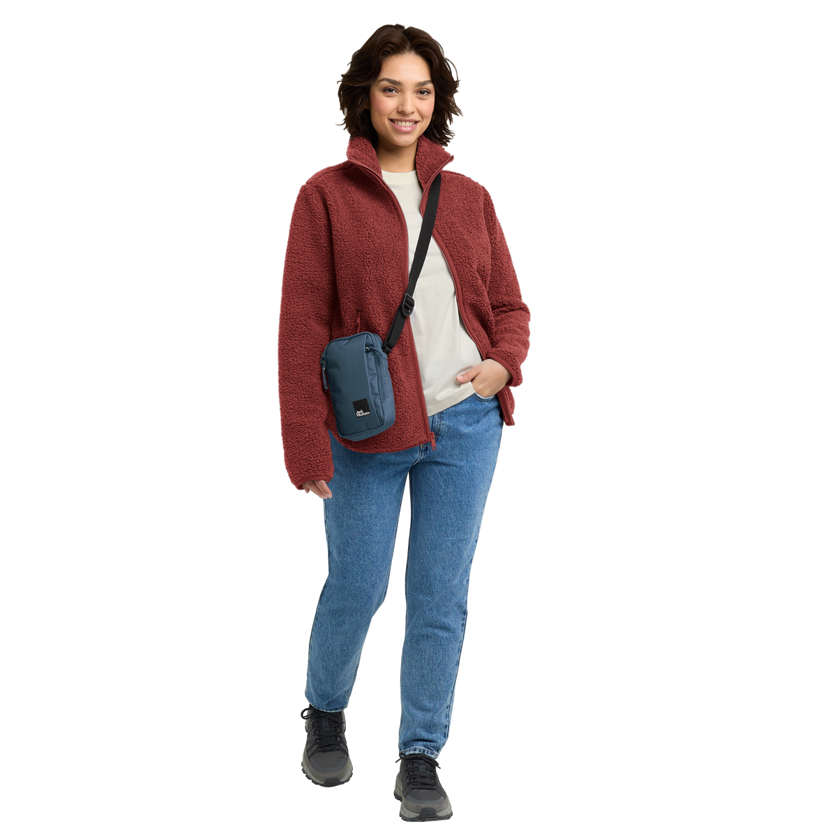 Jack Wolfskin HIGH CURL JKT W – Merlot – 3-ma110