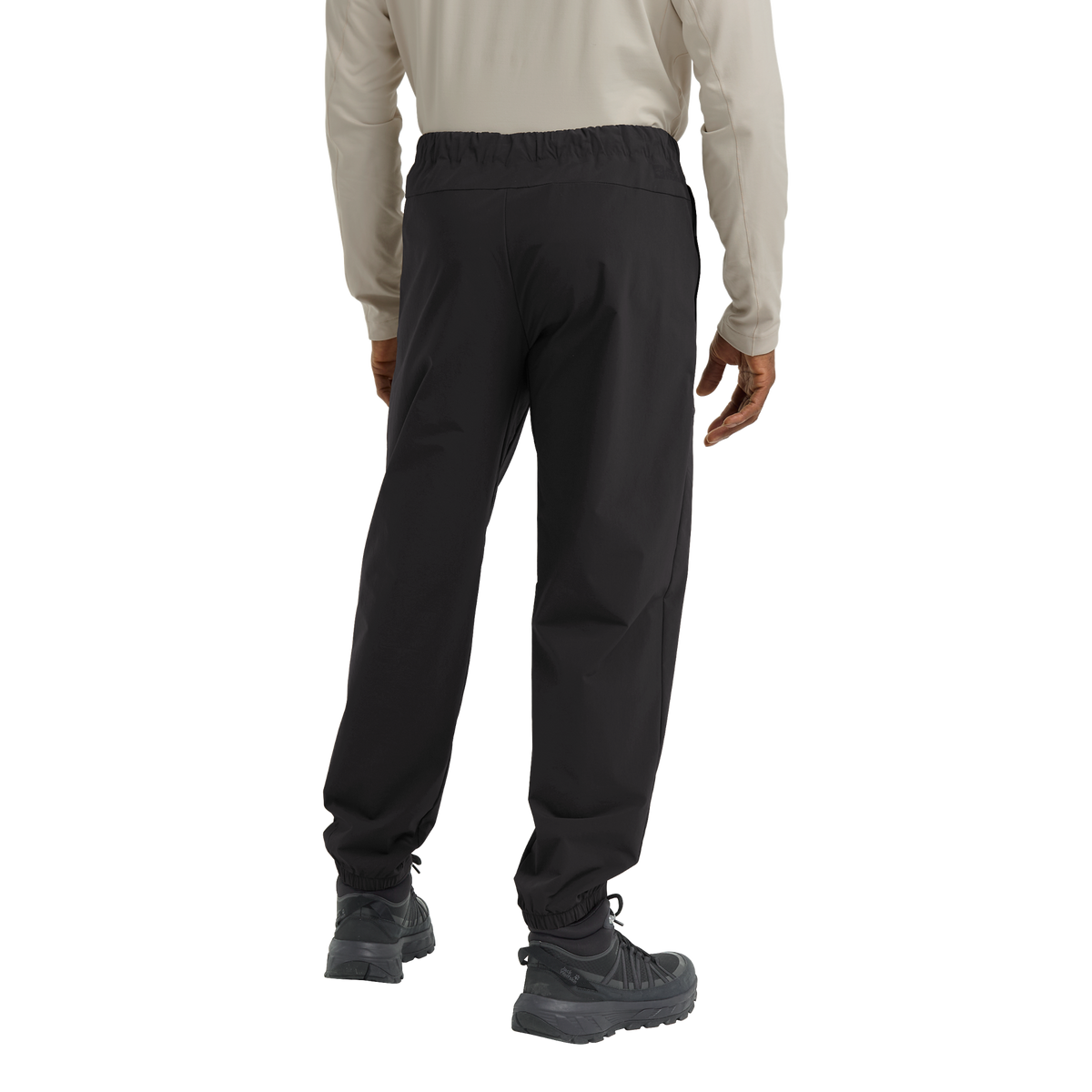 Jack Wolfskin PRELIGHT TRAIL PANTS M Black – Studio Rückansicht