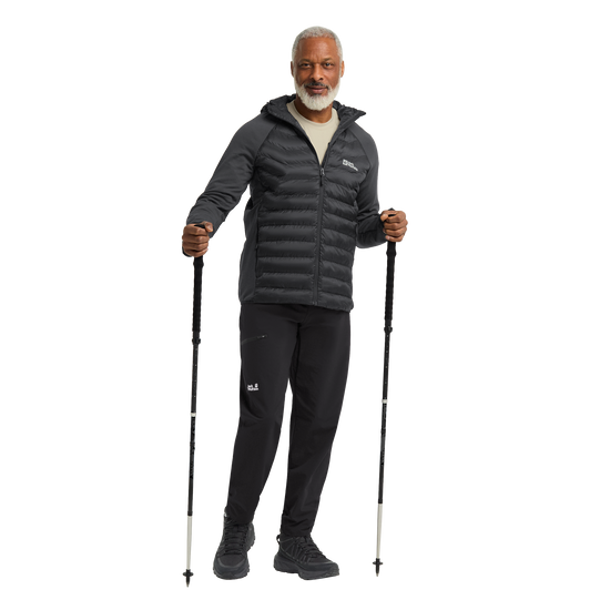 Jack Wolfskin PRELIGHT TRAIL PANTS M Black – Studio Seitenansicht