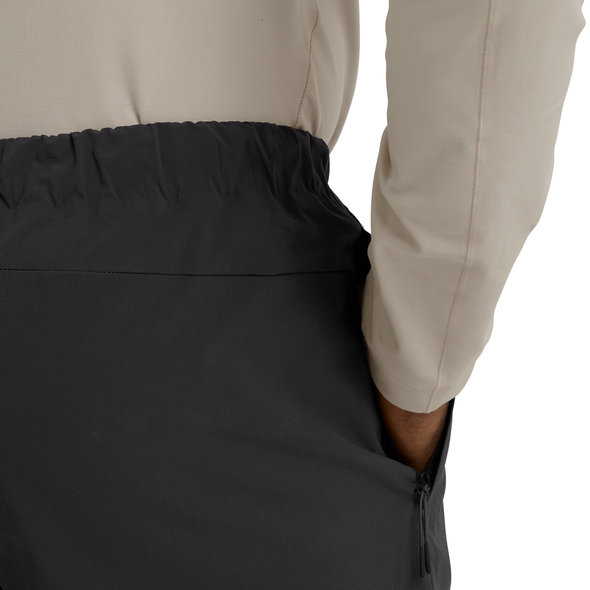Jack Wolfskin PRELIGHT TRAIL PANTS M Black – Detail 2