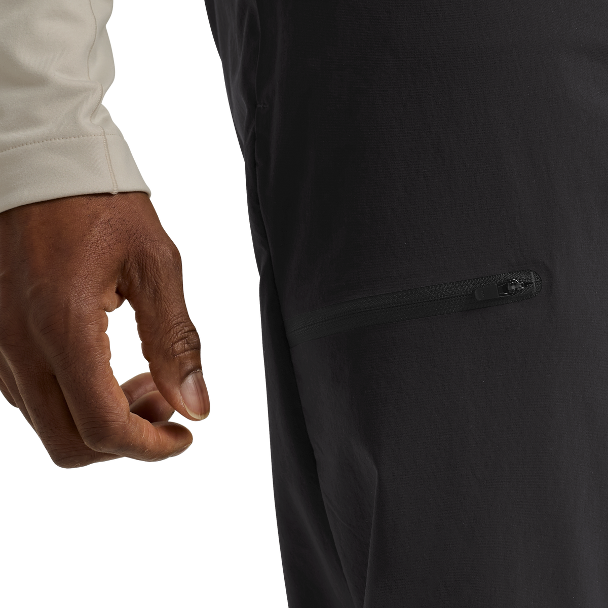 Jack Wolfskin PRELIGHT TRAIL PANTS M Black – Detail 3