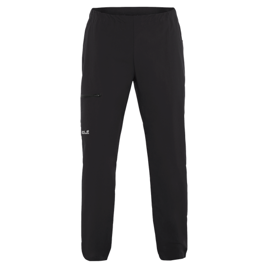 Jack Wolfskin PRELIGHT TRAIL PANTS M Herren Wanderhose Black – Vorderansicht