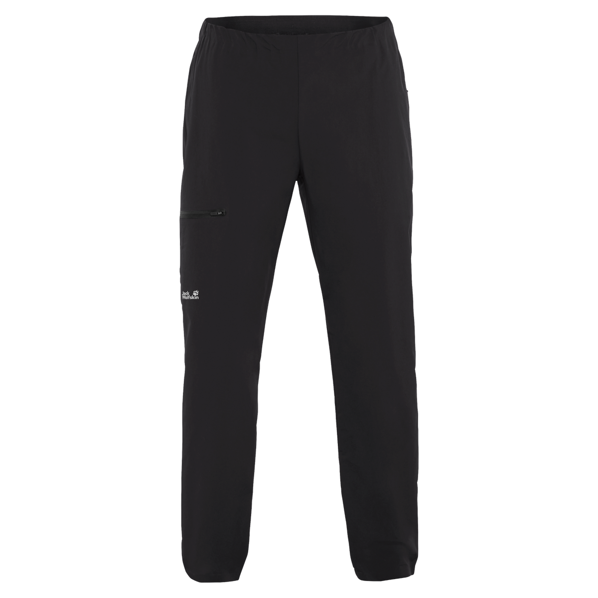 Jack Wolfskin PRELIGHT TRAIL PANTS M Herren Wanderhose Black – Vorderansicht