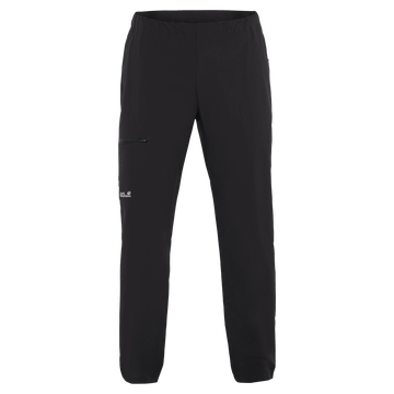Jack Wolfskin PRELIGHT TRAIL PANTS M Herren Wanderhose Black – Vorderansicht