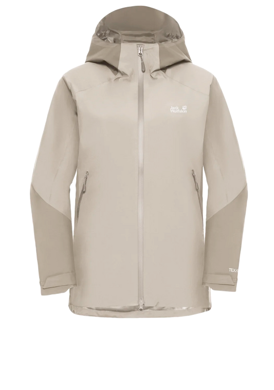 Jack Wolfskin UNBOUND ADVENTURE 2L JACKET W pale sand 2XL - PeakStyle