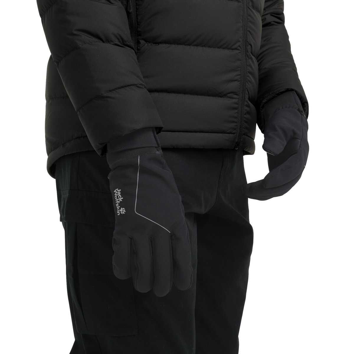 Jack Wolfskin REFL WINTER GLOVE Unisex Winterhandschuhe Black 2-ma100