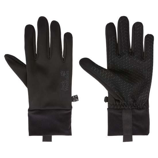 Jack Wolfskin EXTENSIVE GLOVE Unisex Fleecehandschuhe Black 9-a360