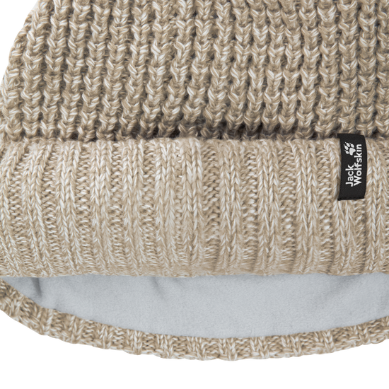 Jack Wolfskin MEDLEY KNIT BEANIE W Damen Strickmütze Hazel Wood 1-a320
