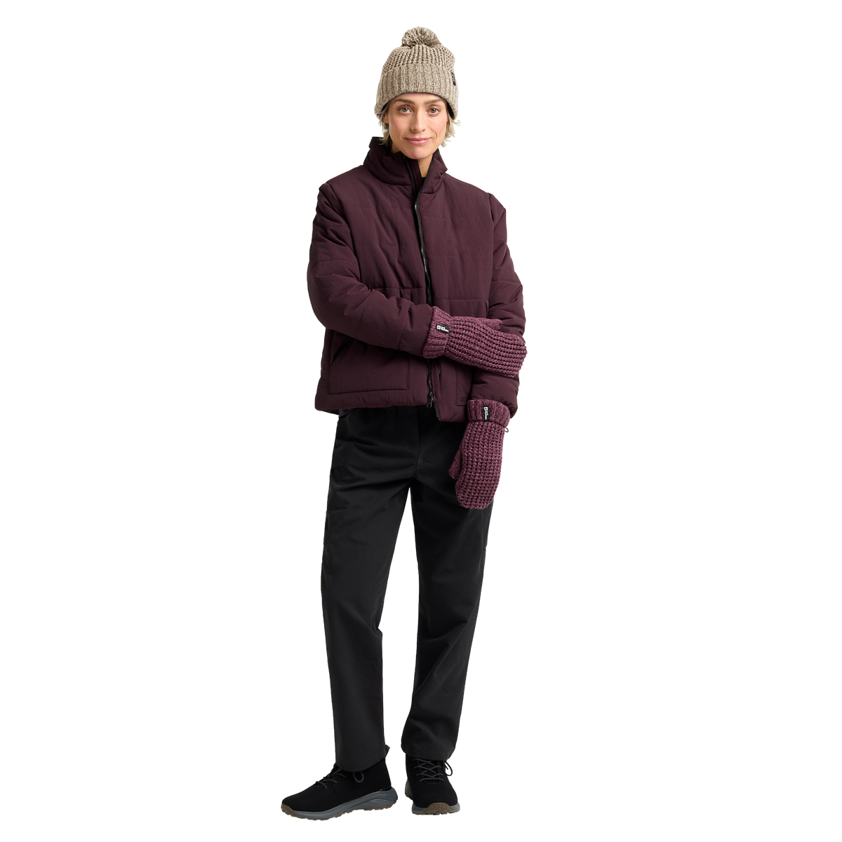 Jack Wolfskin MEDLEY KNIT BEANIE W Damen Strickmütze Hazel Wood 3-ma110