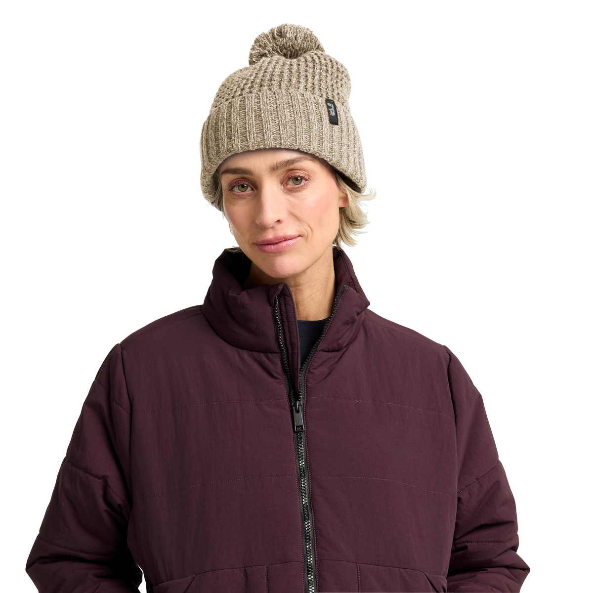 Jack Wolfskin MEDLEY KNIT BEANIE W Damen Strickmütze Hazel Wood 4-ma130