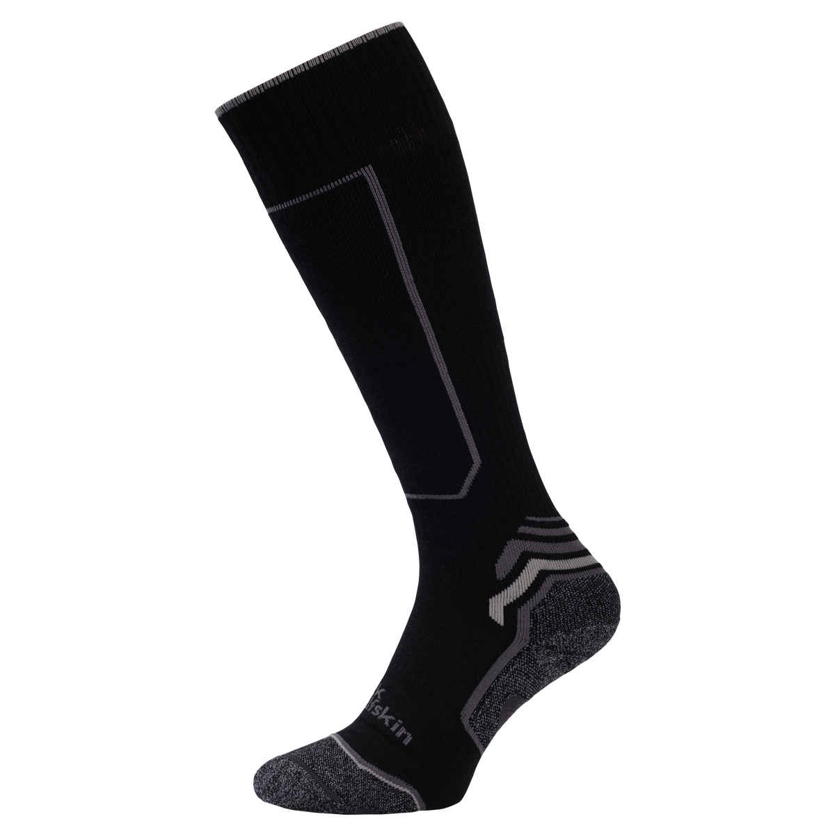 Jack Wolfskin SKI MERINO SOCK H C Unisex Skisocken Black 1-a400