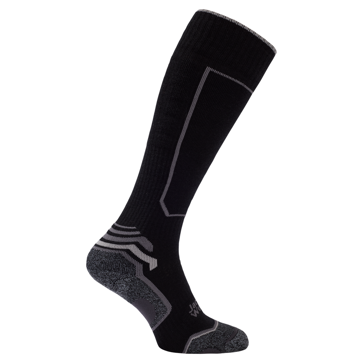 Jack Wolfskin SKI MERINO SOCK H C Unisex Skisocken Black 1-a410