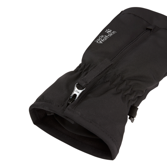 Jack Wolfskin EASY ZIP MITTEN K Kinder Fäustlinge Black 9-a350