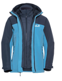 Jack Wolfskin WILD PLACES 3IN1 JACKET W Sky Blue 2XL - PeakStyle