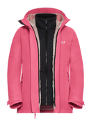 Jack Wolfskin WILD PLACES 3IN1 JACKET W bubblegum 2XL - PeakStyle