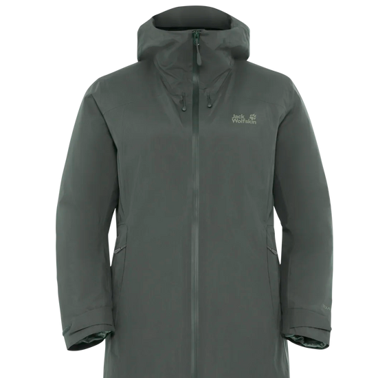 Jack Wolfskin W ICECAPE 3IN1 DOWN JACKET W RDS slate green 2XL - PeakStyle