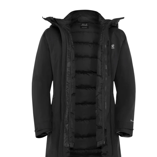 Jack Wolfskin W ICECAPE 3IN1 DOWN JACKET W RDS black 2XL - PeakStyle