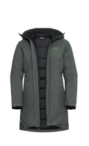 Jack Wolfskin W ICECAPE 2L DOWN INS JACKET W RDS slate green 2XL - PeakStyle