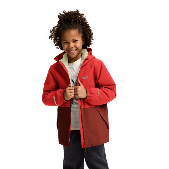 Jack Wolfskin SNOW DAYS JKT KIDS – Siren Red