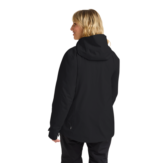 Jack Wolfskin FLOWLINE 3IN1 Skijacke Damen Black – Studioansicht