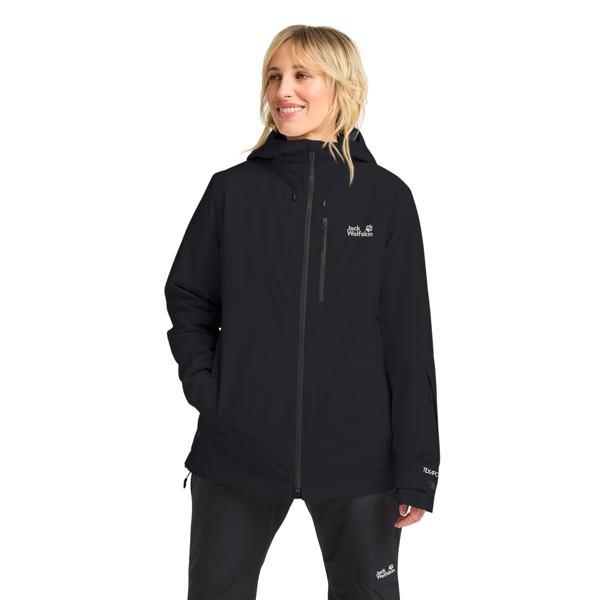 Jack Wolfskin FLOWLINE 3IN1 JKT W – Black