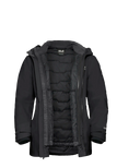 Jack Wolfskin W FLOWLINE 3IN1 JACKET W black XL - PeakStyle