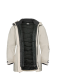 Jack Wolfskin W FLOWLINE 3IN1 JACKET W pale sand XL - PeakStyle