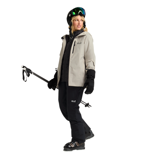 Jack Wolfskin FLOWLINE 3IN1 JKT W – Pale Sand