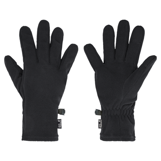 Jack Wolfskin REAL STUFF GLOVE Black – Detail