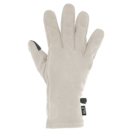 Jack Wolfskin REAL STUFF GLOVE Pale Sand – Frontansicht