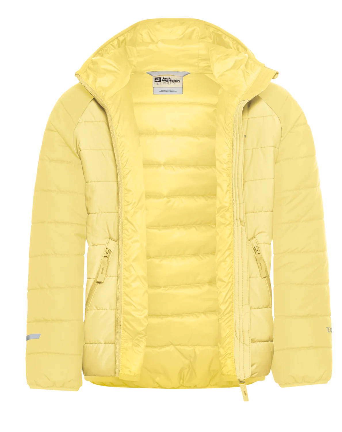 Jack Wolfskin ZENON JACKET KIDS lemon ice 176 - PeakStyle