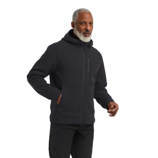 Jack Wolfskin LAKE RIDGE HOODED Jacke Herren – Black – 1-ma100