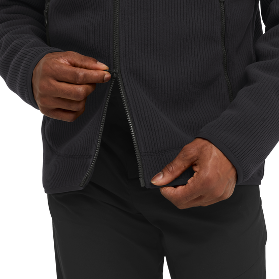 Jack Wolfskin LAKE RIDGE HOODED Jacke Herren – Black – 4-ma131