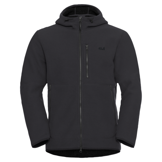 Jack Wolfskin LAKE RIDGE HOODED Jacke Herren – Black – 9-a100