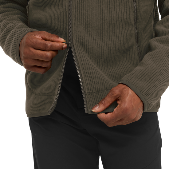 Jack Wolfskin LAKE RIDGE HOODED Jacke Herren – Obsidian Moss – 4-ma131