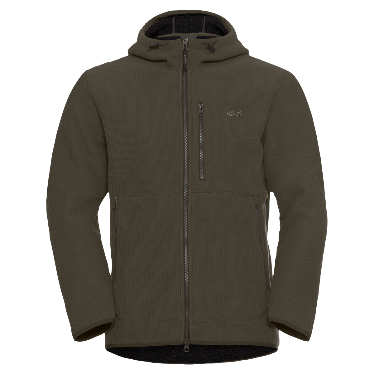 Jack Wolfskin LAKE RIDGE HOODED Jacke Herren – Obsidian Moss – 9-a100