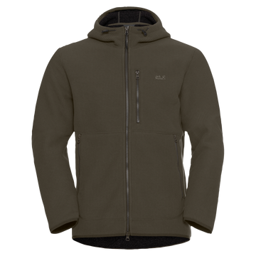Jack Wolfskin LAKE RIDGE HOODED Jacke Herren – Obsidian Moss – 9-a100